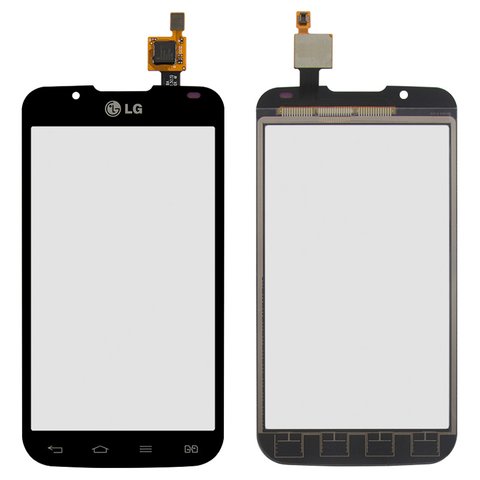 Сенсорний екран для LG P715 Optimus L7 II, чорний