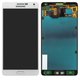 Дисплей для Samsung A700 Galaxy A7; Samsung, белый, без рамки, Original, сервисная упаковка, #GH97-16922A