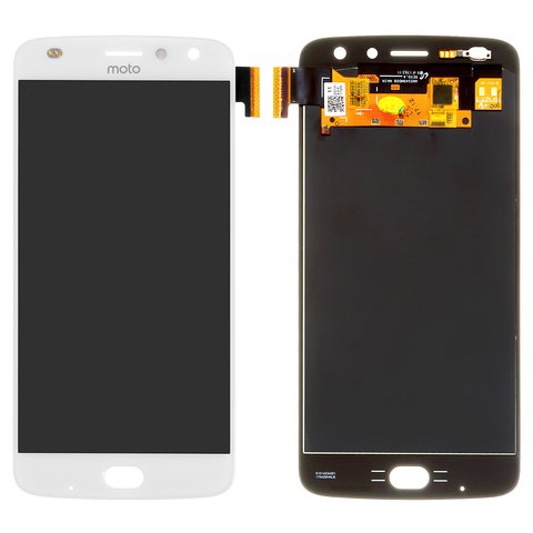 Дисплей для Motorola XT1710 Moto Z2 Play, білий, Original PRC 