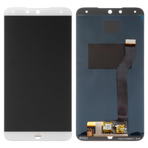 Дисплей для Meizu 15, белый, без рамки, Original PRC , M881H