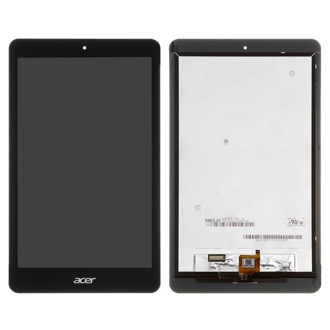 Дисплей для Acer Iconia One 8 B1 820 , чорний, без рамки