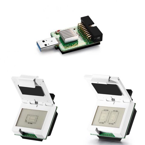 Сокет EMMC EMCP + Сокет 2 в 1 EMMC EMCP + USB3.0 SuperSpeed USD EMMC Reader для EMMC Dongle