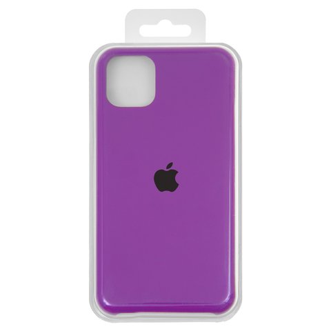Чехол для iPhone 11 Pro Max, фиолетовый, Original Soft Case, силикон, purple 34 