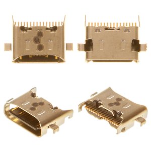 Конектор зарядки для Nokia C22, C32, G10, G11, G20, G21; Motorola Moto E20 XT2155, Moto E30 XT2158 6, Moto E32, Moto E40 XT2159, Moto E7 Power PAMH0001IN, Moto E7i Power XT2097; ZTE Blade V50 Vita; Samsung A045 Galaxy A04, A055 Galaxy A05, A065 Galaxy A06, A207 Galaxy A20s, A207F DS Galaxy A20s, A226 Galaxy A22 5G, 16 pin, USB тип C