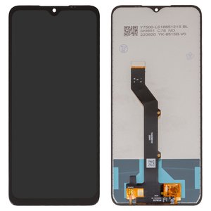 Дисплей для Nokia 5.3, черный, без логотипа, без рамки, High Copy