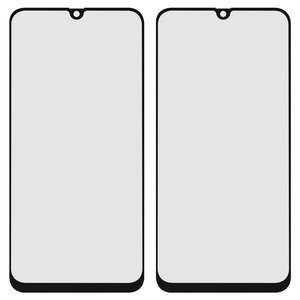 Скло корпуса для Samsung M215 Galaxy M21, M305 Galaxy M30, M307 Galaxy M30s, M315 Galaxy M31, з ОСА плівкою, чорне
