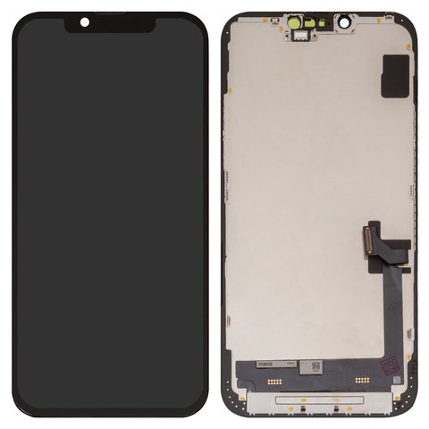 Дисплей для iPhone 14 Plus, черный, с рамкой, Copy, TFT 