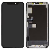 Дисплей для iPhone 11 Pro, черный, с рамкой, Original (PRC), без микросхемы, #Self-welded OEM