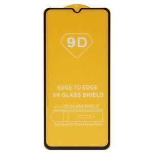 Захисне скло для Motorola Moto E20 XT2155, сумісне з чохлом, Full Glue, без упаковки , чорний, шар клею нанесений по всій поверхні