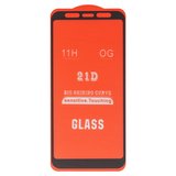 Защитное стекло для Xiaomi Redmi S2, Redmi Y2, совместимо с чехлом, Full Glue, (без упаковки), черный