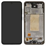 Дисплей для Samsung A366 Galaxy A36, чорний, з рамкою, Original (PRC)