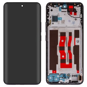 Дисплей для Oppo Reno12 CPH2625 , черный, с рамкой, Original PRC , matte brown