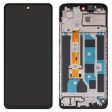 Дисплей для Oppo A3 (CPH2669), A3x (CPH2641), чорний, з рамкою, Original (PRC)