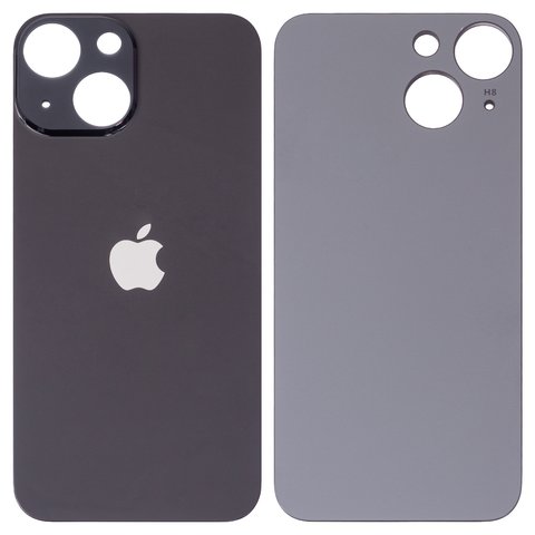 Задня панель корпуса для iPhone 13 mini, чорна, не потрібно знімати скло камери, Original PRC , big hole, midnight
