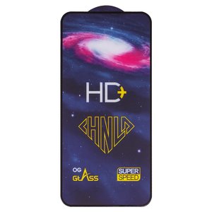 Захисне скло HD+ для Samsung A366 Galaxy A36, A566 Galaxy A56, 0,33 мм 9H, сумісне з чохлом, Full Glue, чорний