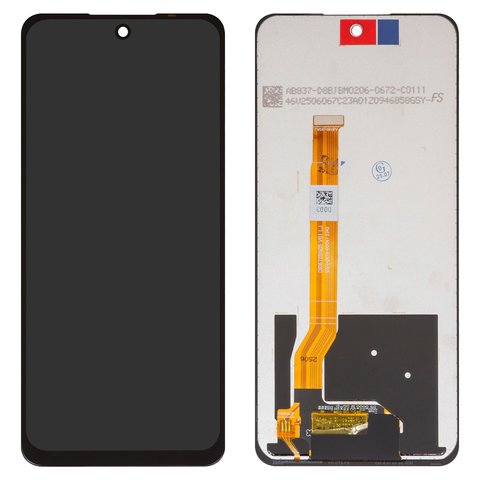 Дисплей для Realme C67 4G, C67 5G, чорний, без рамки, Box  RMX3890