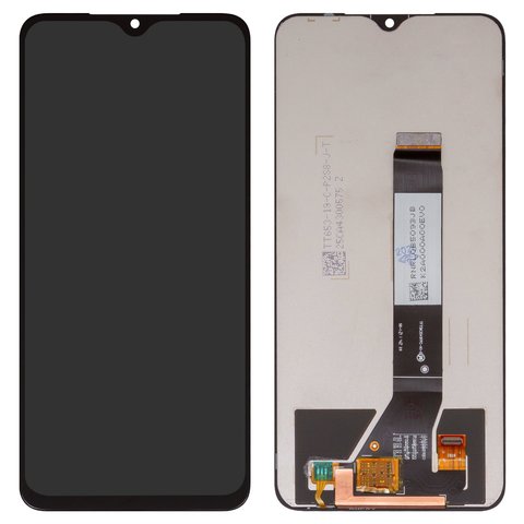 Дисплей для Xiaomi Poco M3, Redmi 9T, черный, без рамки, Original, після демонтажу