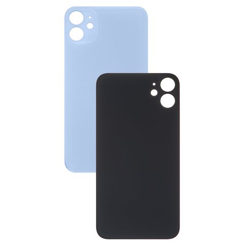 Housing Back Cover compatible with iPhone 11, purple, no need to remove the camera glass, AAA, big hole 