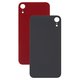 Housing Back Cover compatible with iPhone XR, (red, no need to remove the camera glass, big hole)