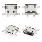 Charge Connector compatible with Lenovo Tab A8-50; Sony D2302 Xperia M2 Dual, D2303 Xperia M2, D2305 Xperia M2, D2306 Xperia M2; HTC Desire 310; Motorola XT1053 Moto X, XT1055 Moto X, XT1056 Moto X, XT1058 Moto X, XT1060 Moto X, XT1641 Moto G4 Plus, XT1642 Moto G4 Plus; Lenovo A526, A5500, (5 pin, micro USB type-B)