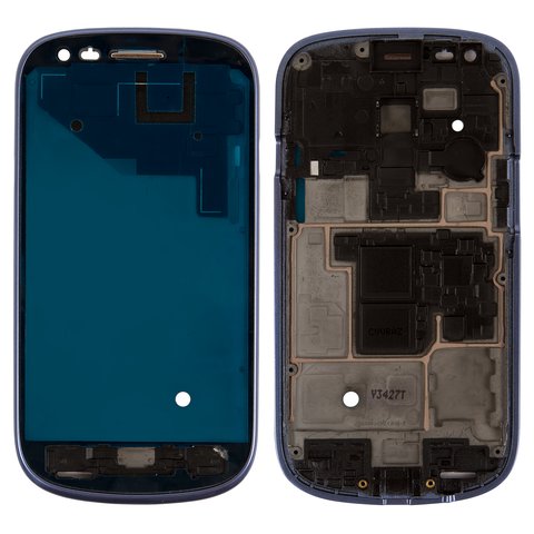 LCD Binding Frame compatible with Samsung I8190 Galaxy S3 mini, dark blue 