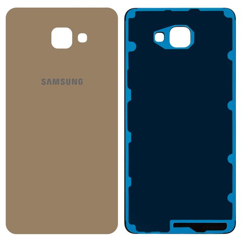Panel trasero de carcasa puede usarse con Samsung A910 Galaxy A9 2016 , dorada
