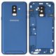 Housing Back Cover compatible with Samsung A605F Dual Galaxy A6+ (2018), (dark blue)