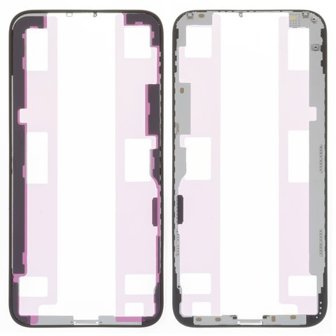 LCD Binding Frame compatible with iPhone XS, black 