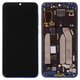 LCD compatible with Xiaomi Mi 9 SE, (dark blue, with frame, original (change glass) , M1903F2G)