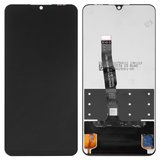 LCD compatible with Huawei Nova 4e, P30 Lite, P30 Lite (2020) New Edition, (black, without frame, original (change glass) )