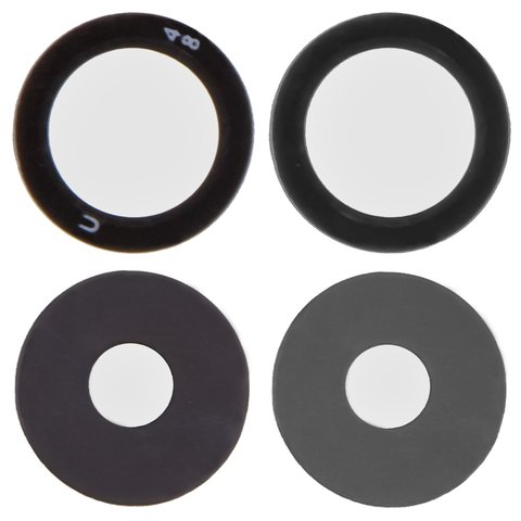 Vidrio de cámara puede usarse con Samsung A035F Galaxy A03, negro, sin marco, juego de 2 uds.