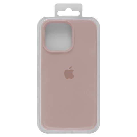 Case compatible with Apple iPhone 13 Pro, pink, Original Soft Case, silicone, pink sand 19  full side 