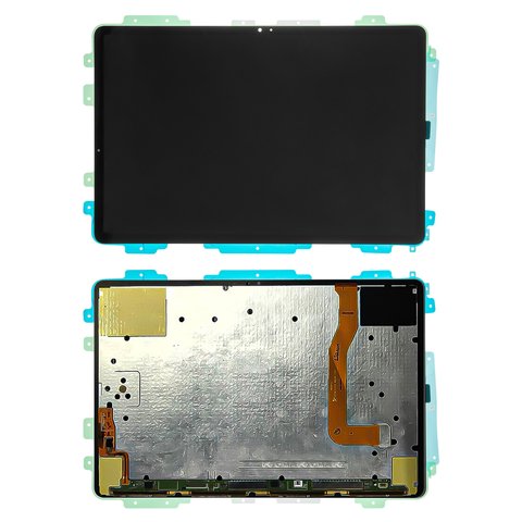 Pantalla LCD puede usarse con Samsung T970  Galaxy Tab S7 Plus 12.4" Wi Fi, T976B  Galaxy Tab S7 Plus 12.4" LTE 5G, negro, sin marco