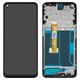 LCD compatible with OnePlus Nord N10 5G, (black, with frame, Original (PRC))