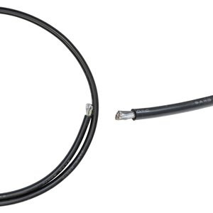 Wire In Silicone Insulation 9AWG, 6.53 mm², 1 m, black, UL3135 