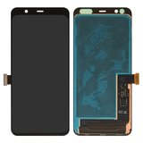 LCD compatible with Google Pixel 4 XL, (black, without frame, original (change glass) )