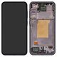 Pantalla LCD puede usarse con Samsung A356 Galaxy A35 5G, azul, con marco, Original (PRC), navy