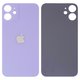 Housing Back Cover compatible with iPhone 12 mini, (purple, no need to remove the camera glass, Original (PRC), big hole)