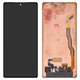 LCD compatible with Samsung N980F Galaxy Note 20, N981 Galaxy Note 20 5G, (black, without frame, original (change glass) )