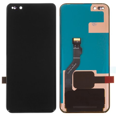Pantalla LCD puede usarse con Huawei P40 Pro, P40 Pro Plus, negro, sin marco, Original PRC 