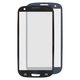 Housing Glass compatible with Samsung I9300 Galaxy S3, I9305 Galaxy S3, (dark blue)