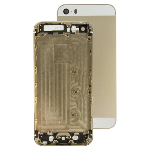 Housing compatible with Apple iPhone 5S, light golden 