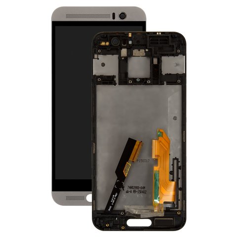 LCD compatible with HTC One M9+, black 
