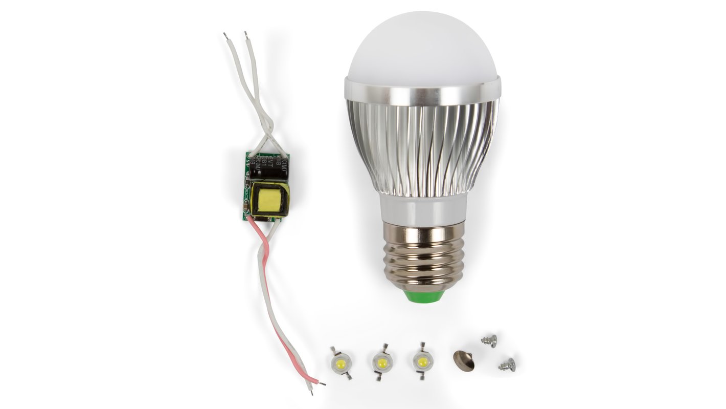 Led Light Bulb Diy Kit Sq Q01 3 W Cold White E27 Gsmserver