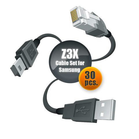 Z3X Cable Set for Samsung 30 pcs. 