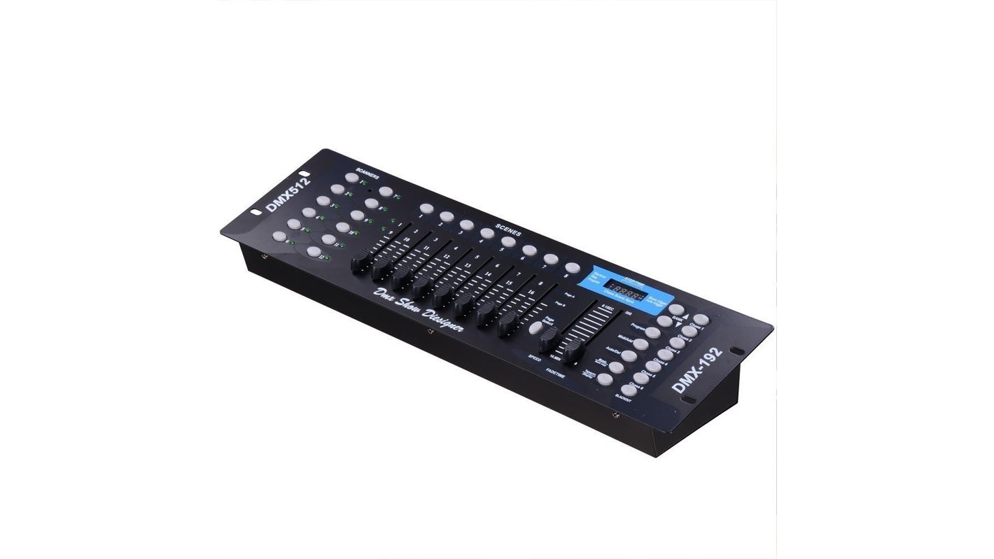 With 2m/6.6 ft DMX Signal Cable Dmx Console,192CH Dmx512 Console Dmx Controller Controller Panel Use For Editing Program Of Stage Lighting Runing 