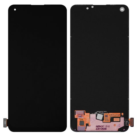LCD compatible with Realme 7 Pro, black, without frame, Original PRC  