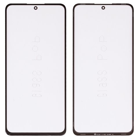 Housing Glass G+OCA PRO compatible with Xiaomi Redmi Note 11 Pro 5G, with OCA film, black 