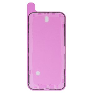 LCD Sticker compatible with Apple iPhone 14, Original, black, adhesive 