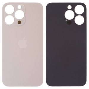 Задняя панель корпуса для iPhone 13 Pro, золотистая, не нужно снимать стекло камеры, Original PRC , Gold, big hole